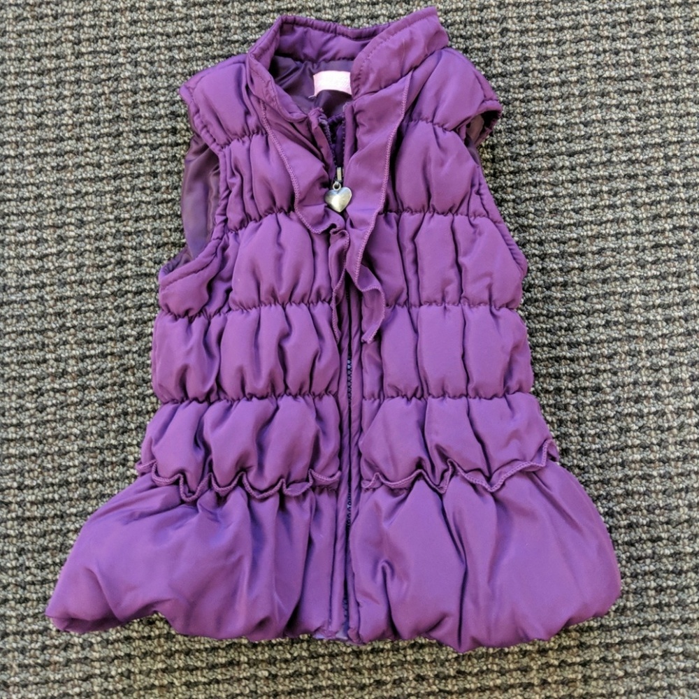 Puffer Vest Purple